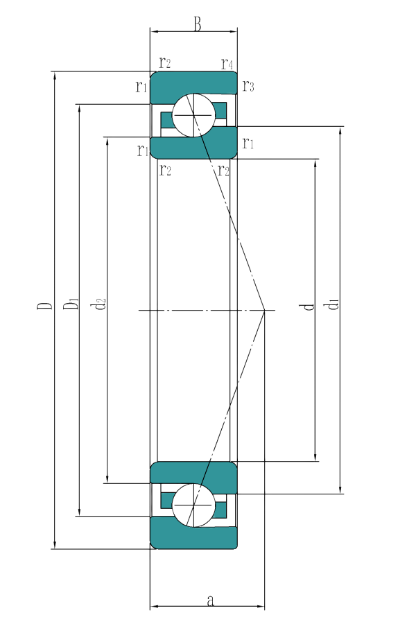 Standard Angular Contact Ball Bearing