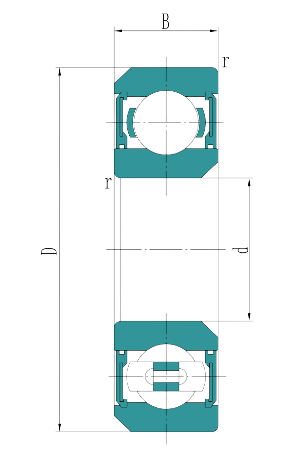 Bicycle bearing series