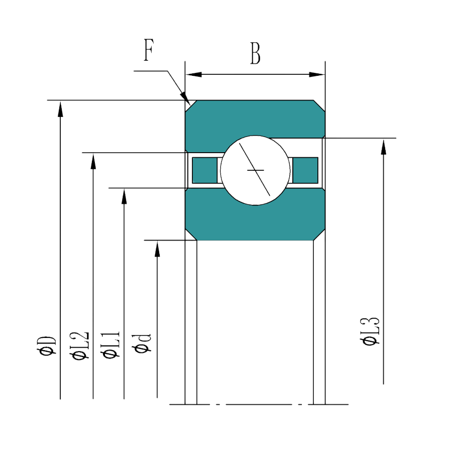 Metric Thin-Section Ball Bearing Series – Open Type A