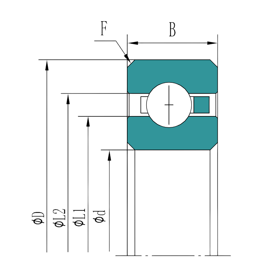Metric Thin-Section Ball Bearing Series – Open Type C