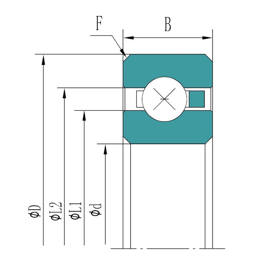 Metric Thin-Section Ball Bearing Series – Open Type X