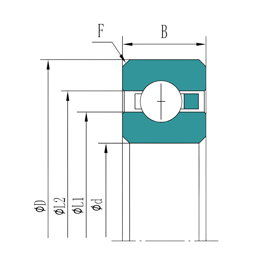 Stainless Steel Thin-Section Ball Bearing Series – Type C