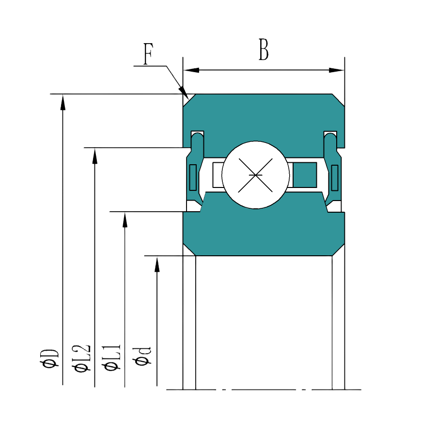 Standard Inch Thin-Section Ball Bearing Serie – Sealed Type X